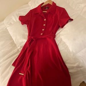 Medium Red Valentines Day Tommy Hilfiger Dress